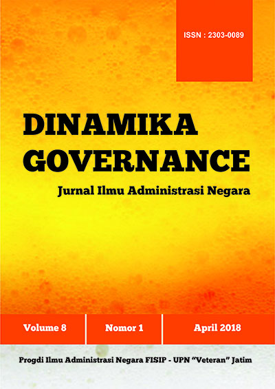 Jurnal Dinamika Governance Vol.8/No.1
